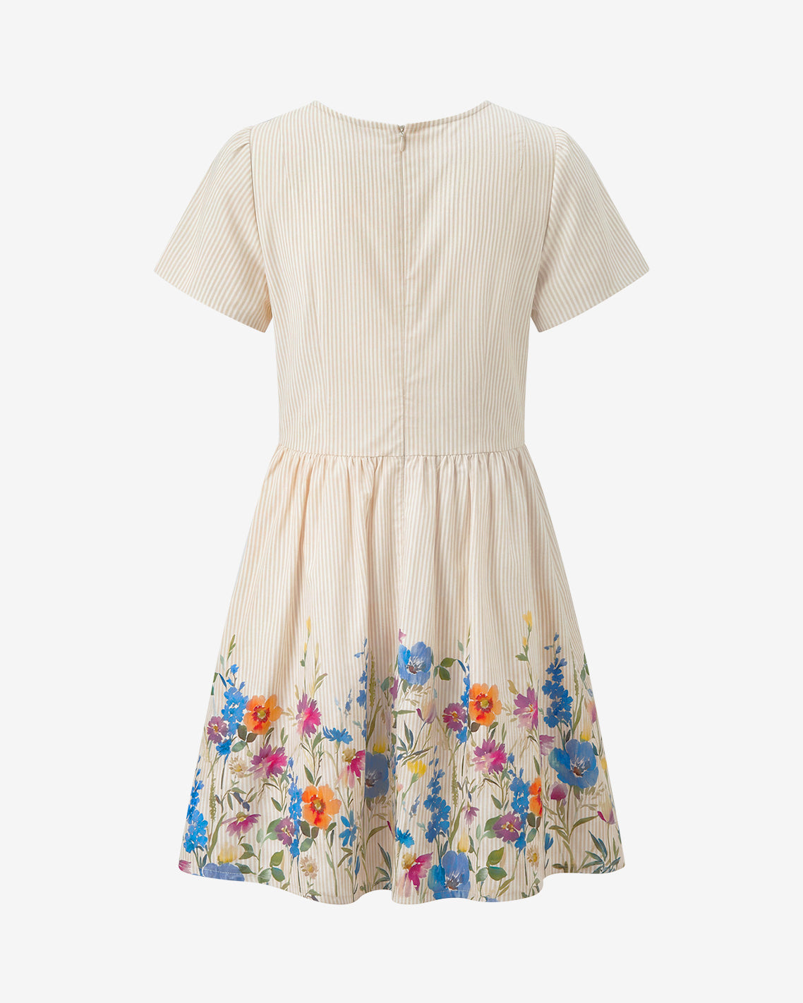 Fae Love Circle Dress in Summer Blooms Tan - Draper James