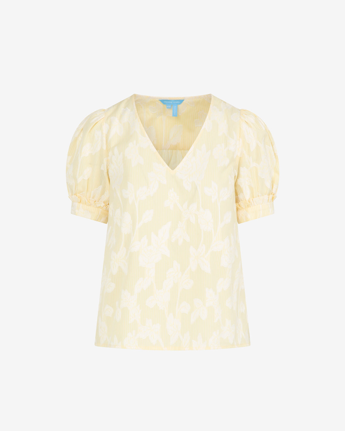 Striped Fil Coupe Heidi Top Yellow - Draper James