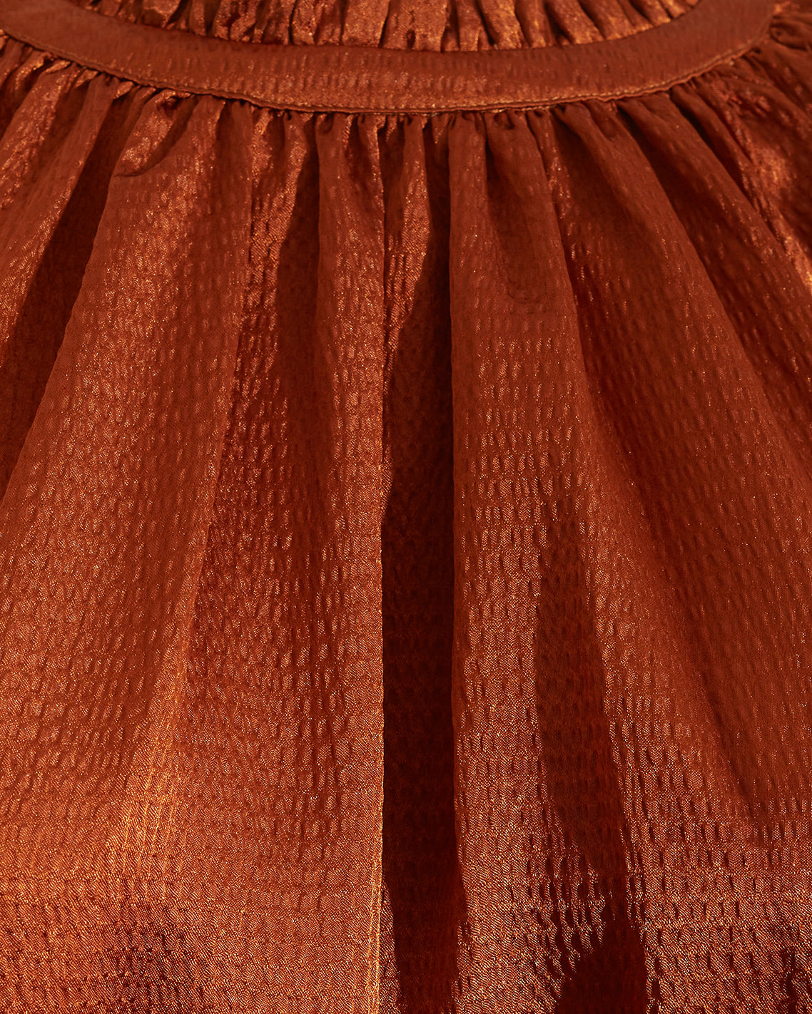 Long-Sleeve Top in Gingerbread Brown - Draper James