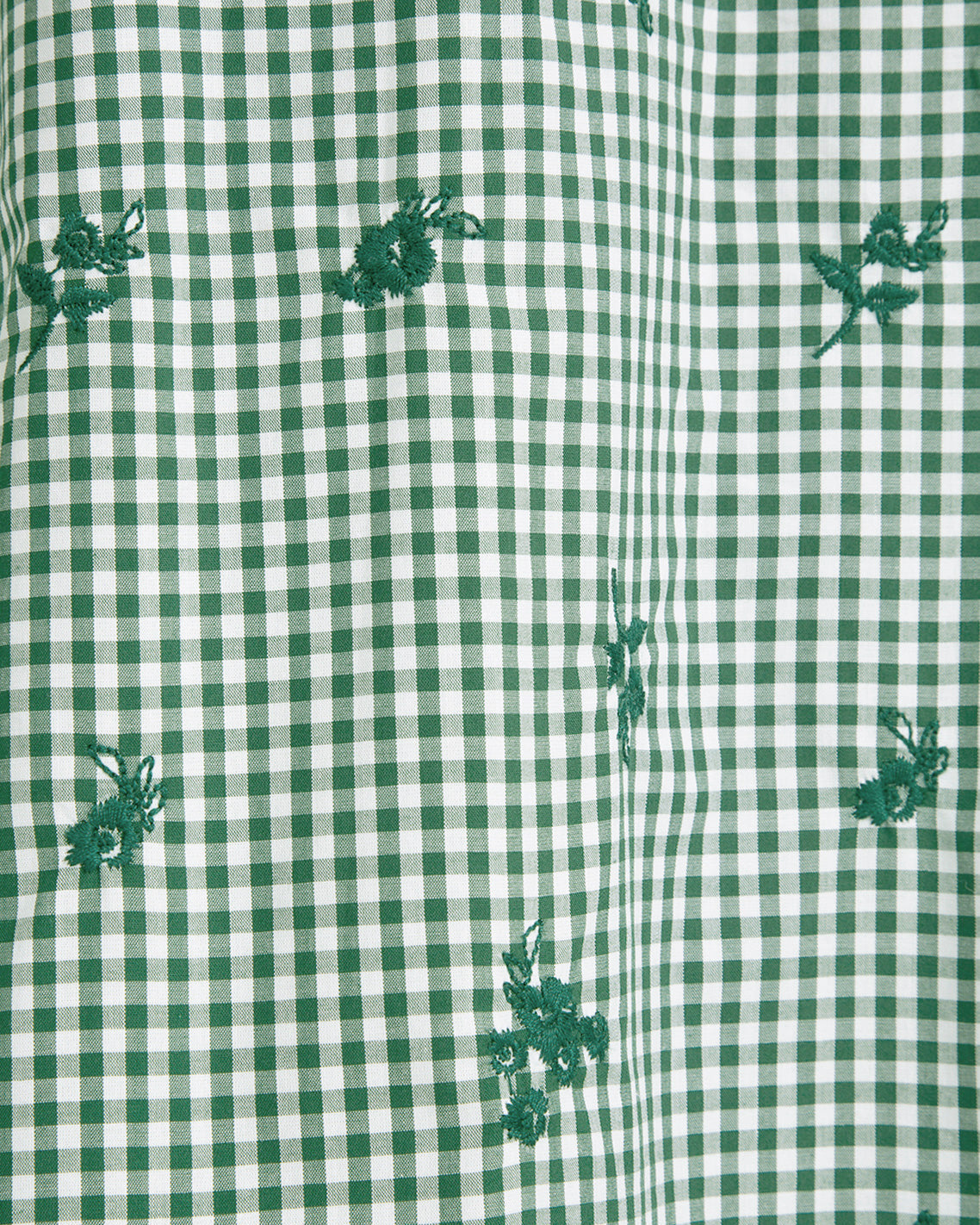 Midi Skirt in Green Gingham Green Multi - Draper James