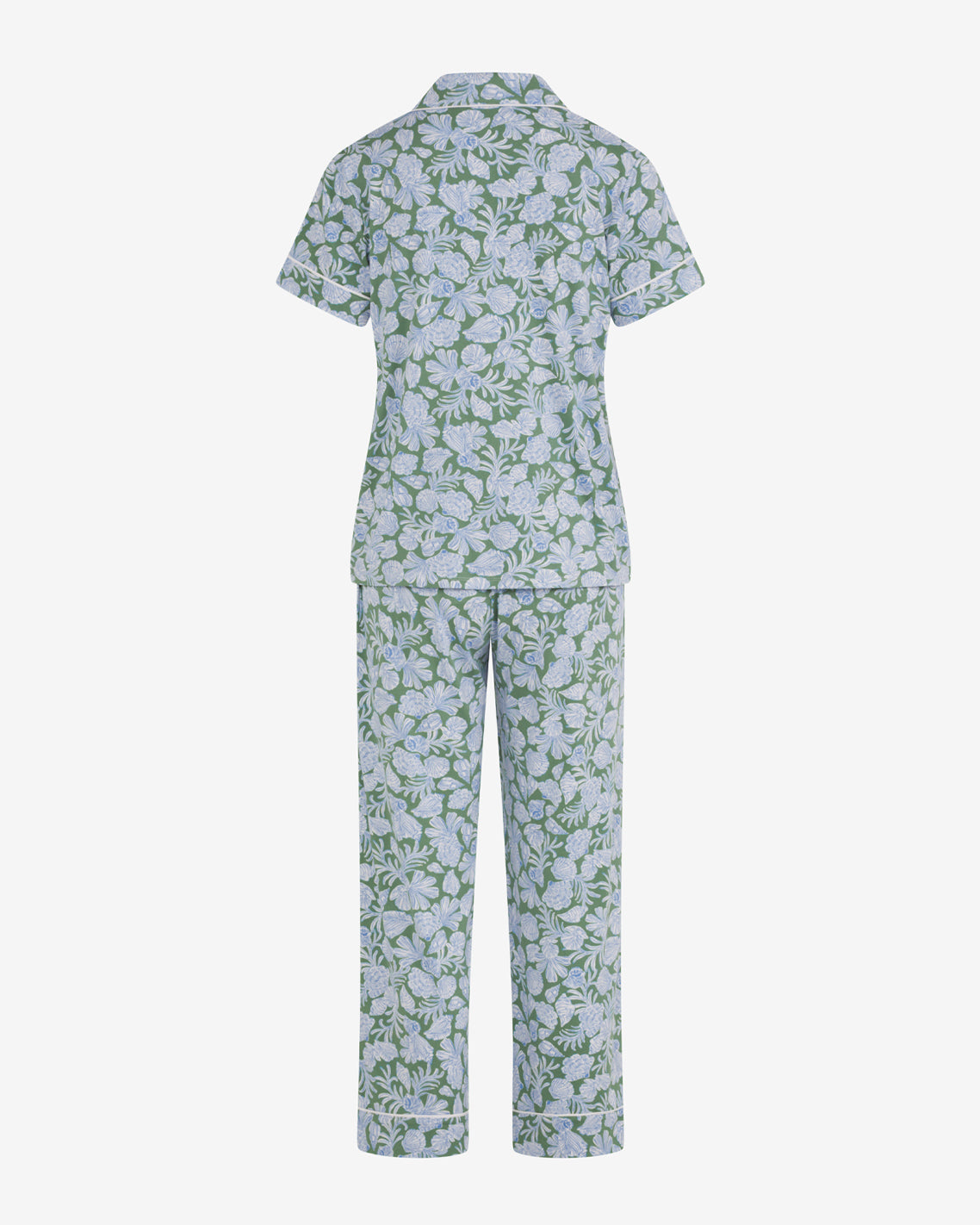 Short Sleeve Linda in Shell Fan Green Multi - Draper James
