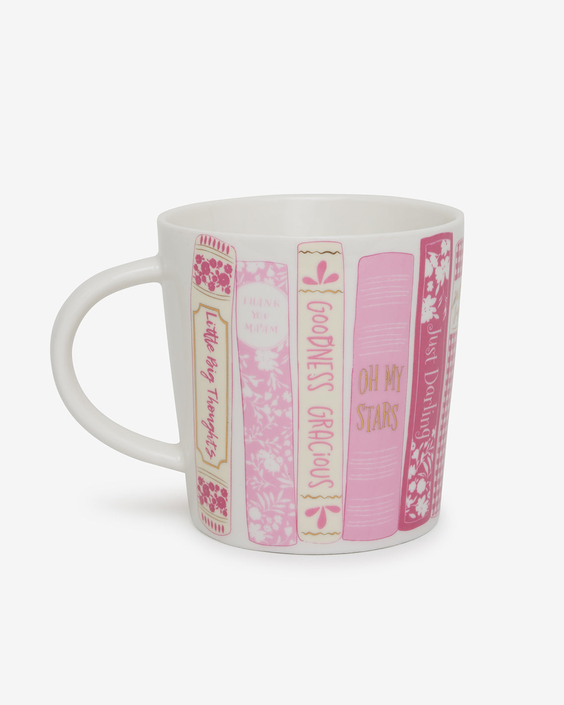 Book Stack Mug | Literary Coffee Mugs by Draper James Pink - Draper James
