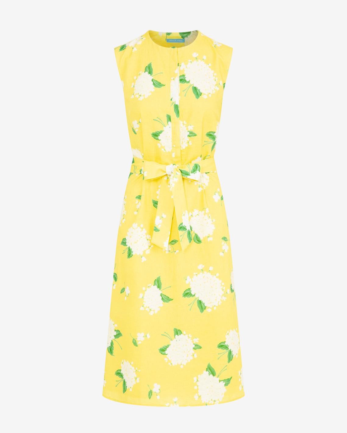 Benson Midi Dress in Floral Yellow - Draper James