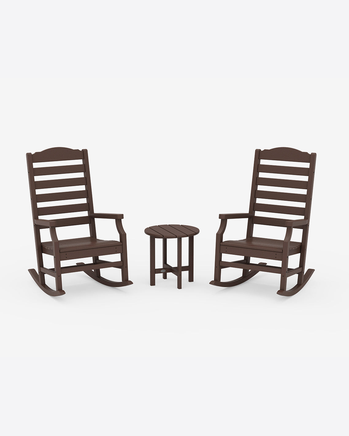Savannah 3-Piece Rocking Chair Set in Teal Mahogany - Draper James