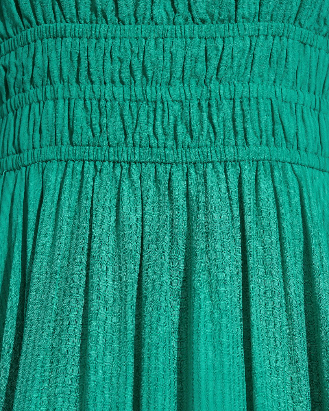Berkeley Smocked Waist Midi Dress in Green Green - Draper James