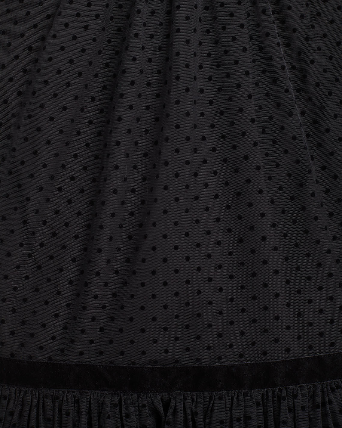 Long Sleeve Shift Dress in Tulle Belle Meade Black - Draper James