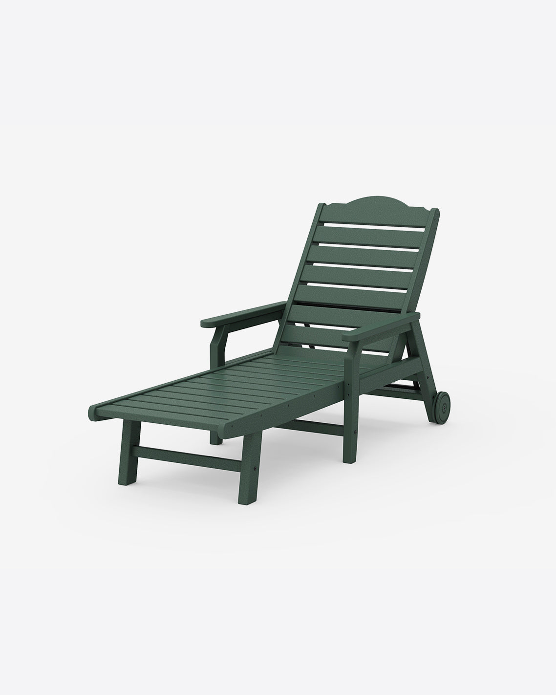 Savannah Chaise with Arms & Wheels in Pink Forest - Draper James