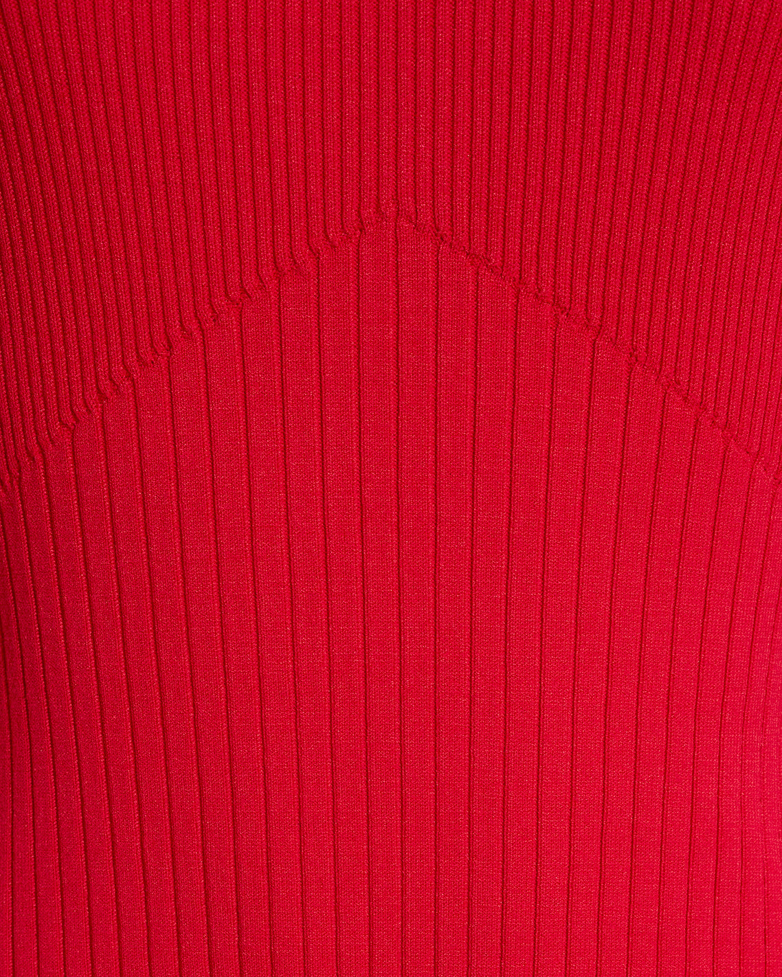 Lennox Mockneck Ribbed Knit Dress in Red Red - Draper James