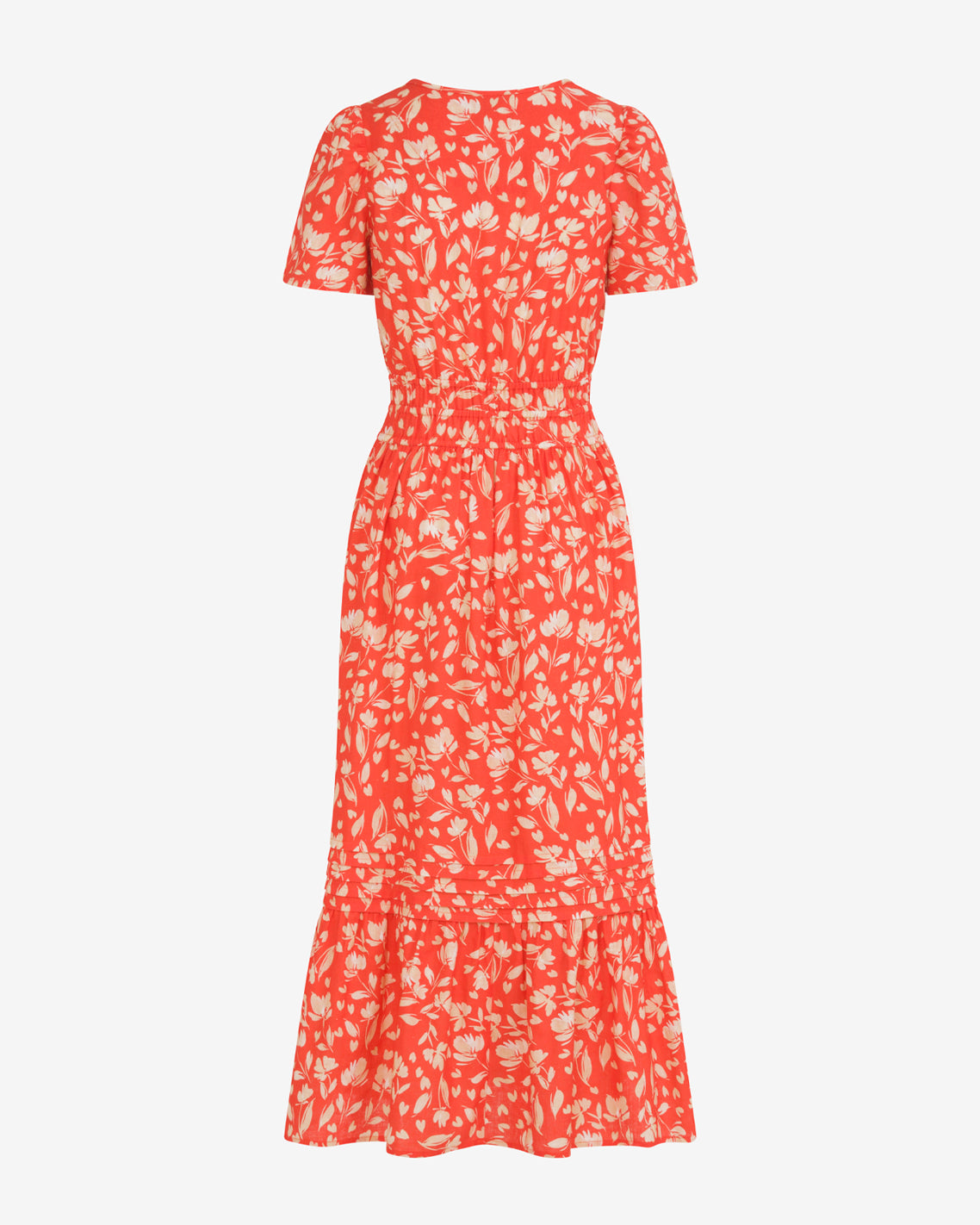 Hollie Midi Dress in Floral Poppy Red - Draper James