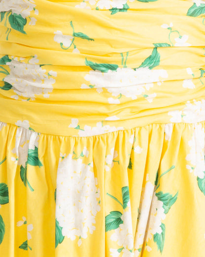Patti Midi Dress in Floral Yellow - Draper James