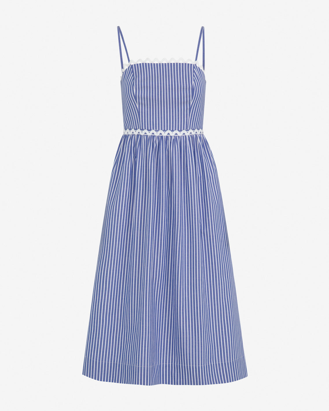 Marley Midi Dress Nassau Navy - Draper James