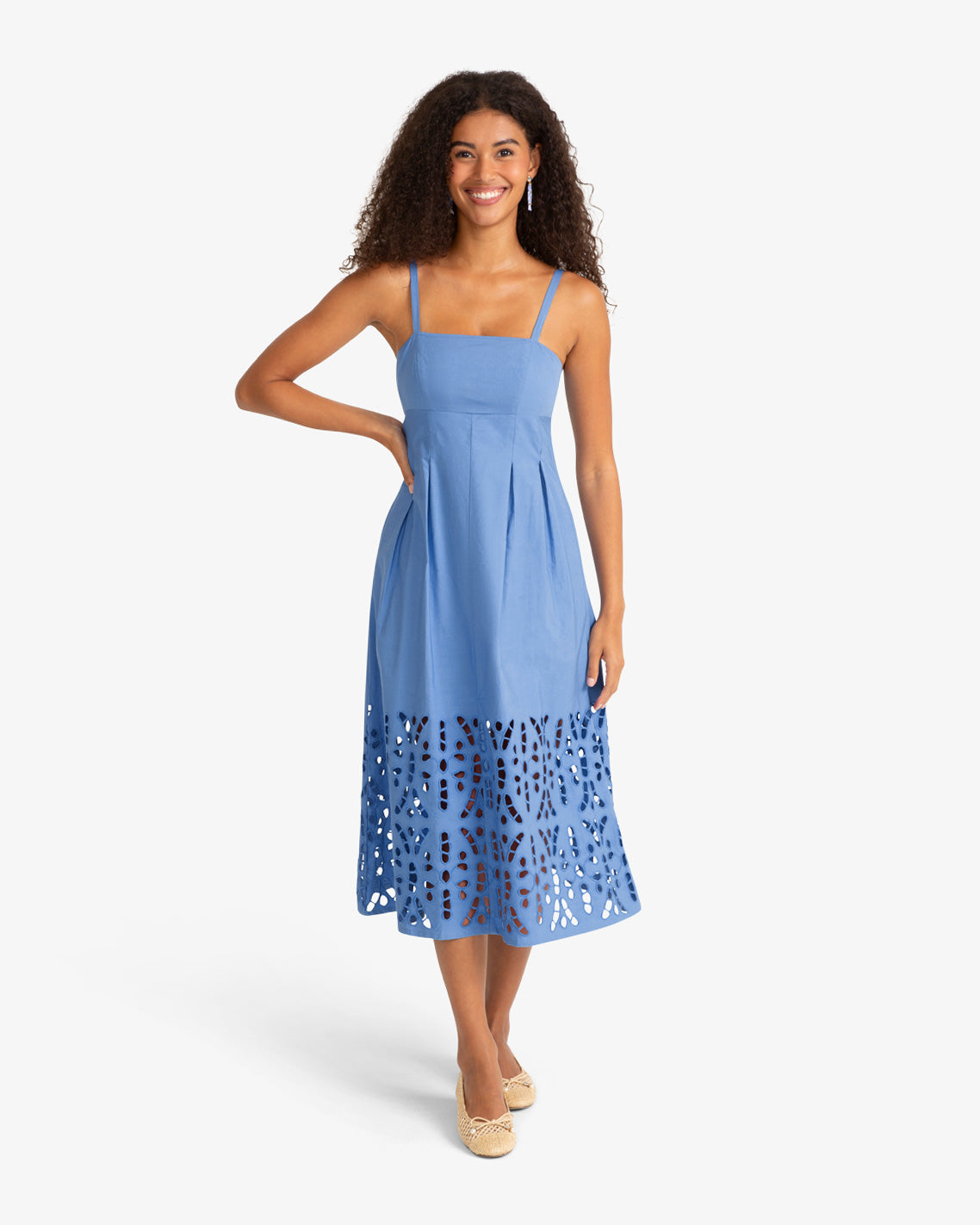 Ada Midi Dress Blue - Draper James