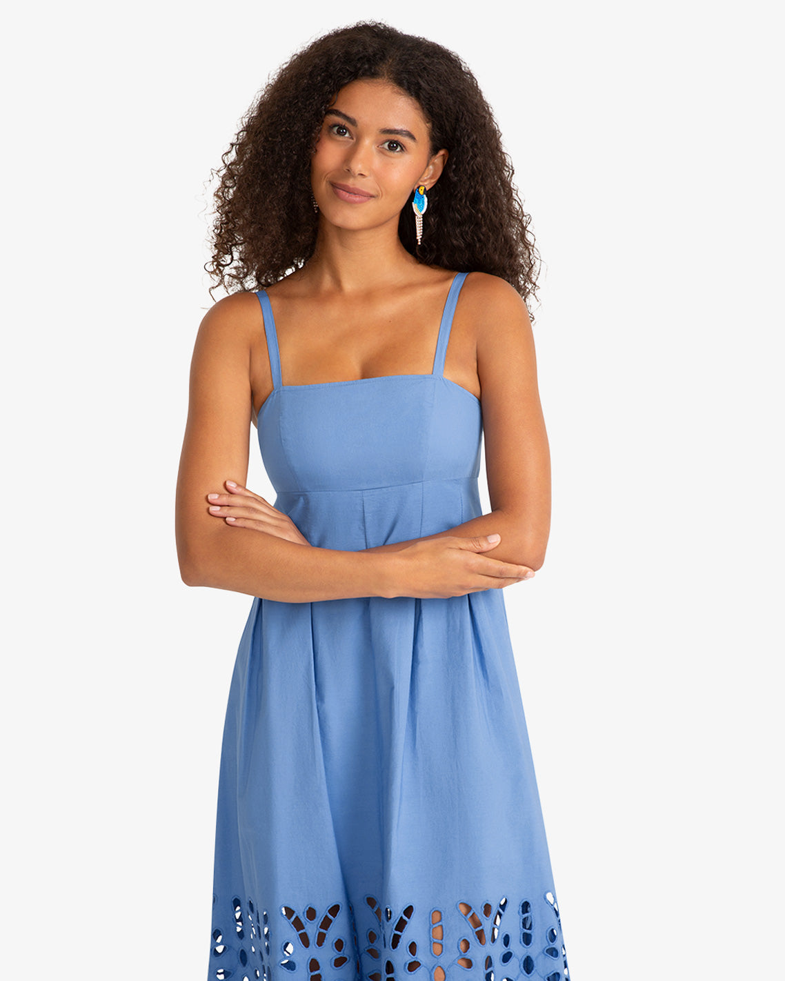 Ada Midi Dress Blue - Draper James