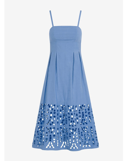 Ada Midi Dress Blue - Draper James