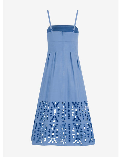 Ada Midi Dress Blue - Draper James