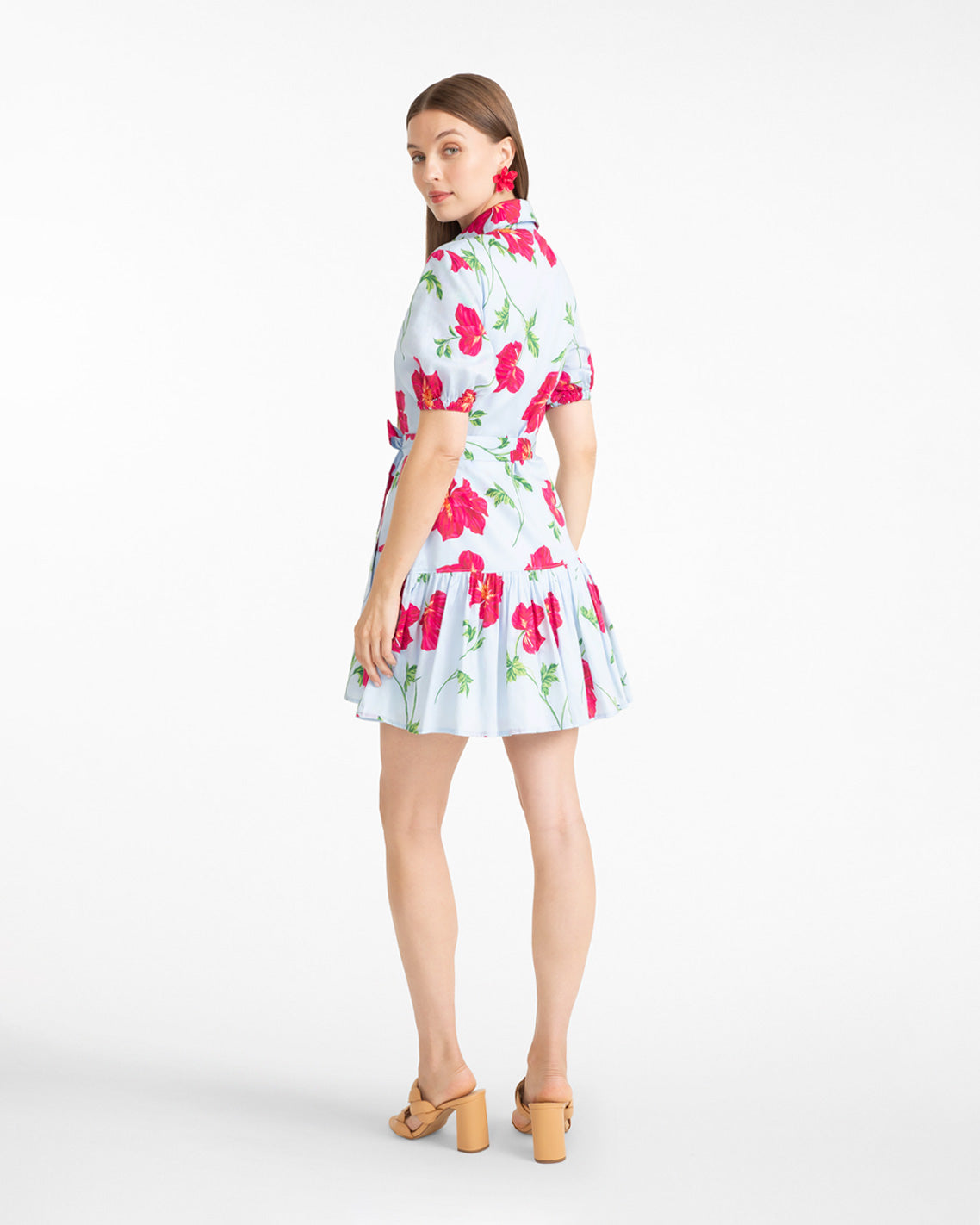 Cecily Mini Shirtdress Blue Multi - Draper James