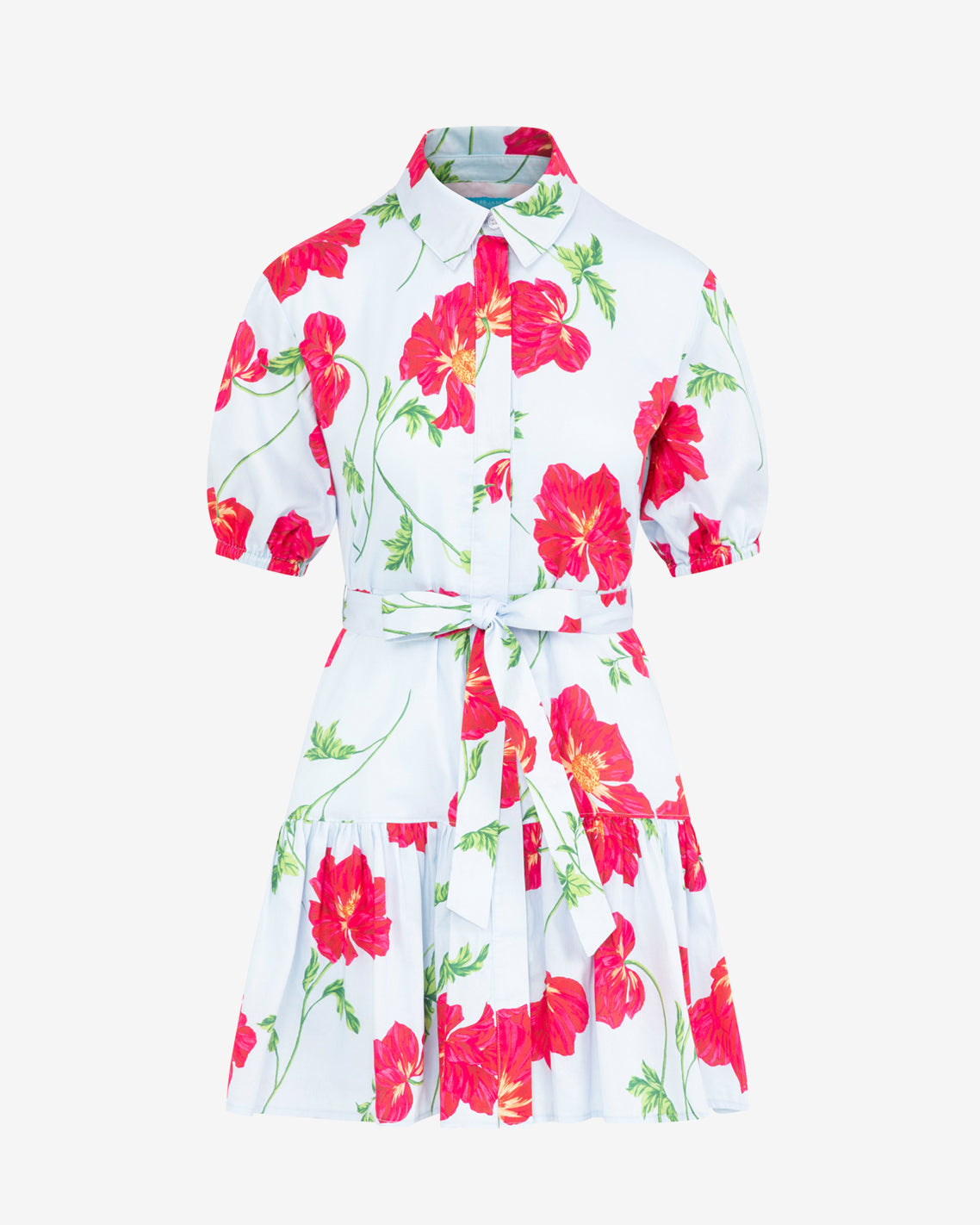 Cecily Mini Shirtdress Blue Multi - Draper James