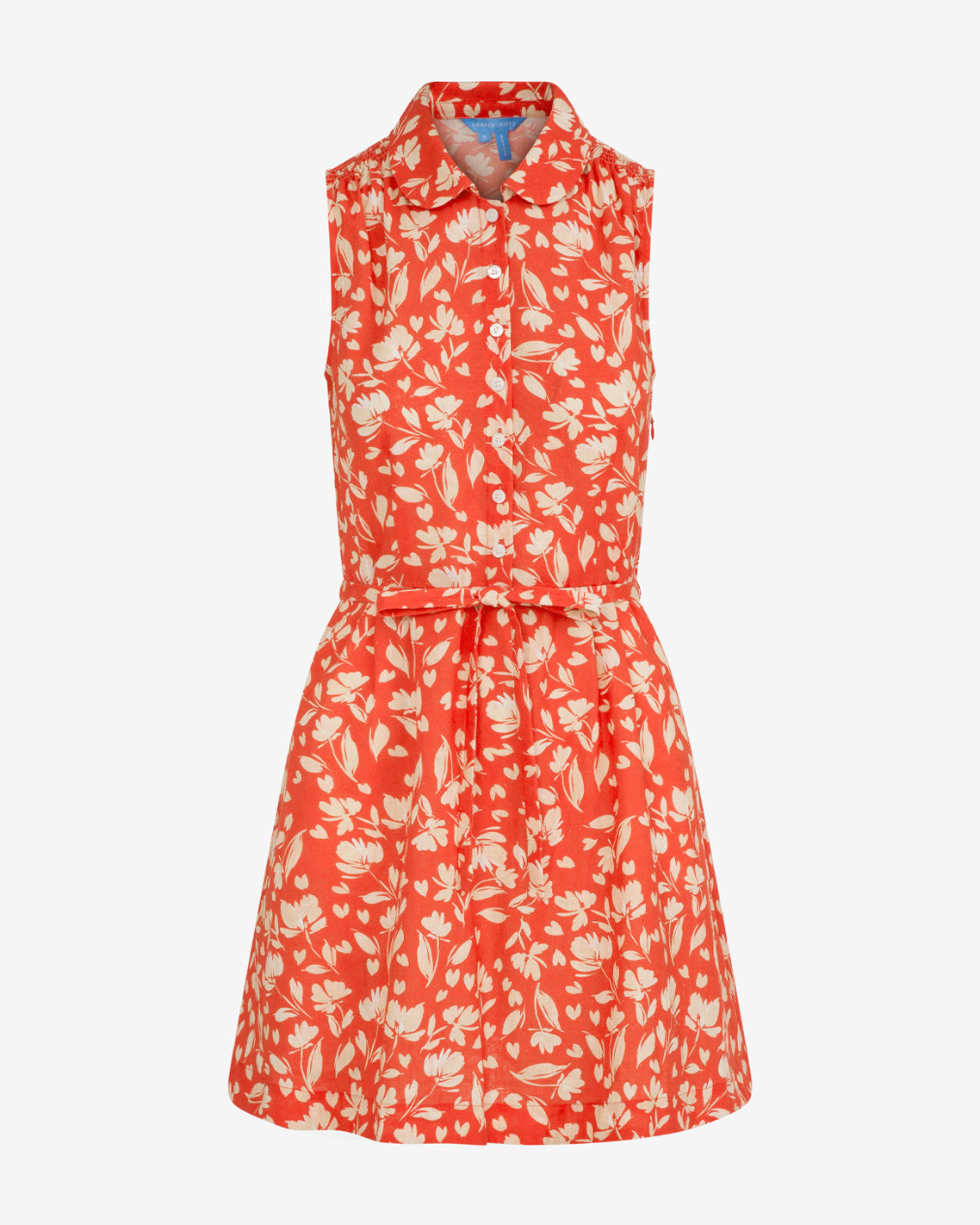 Cyrus Mini Dress in Floral Poppy Red - Draper James