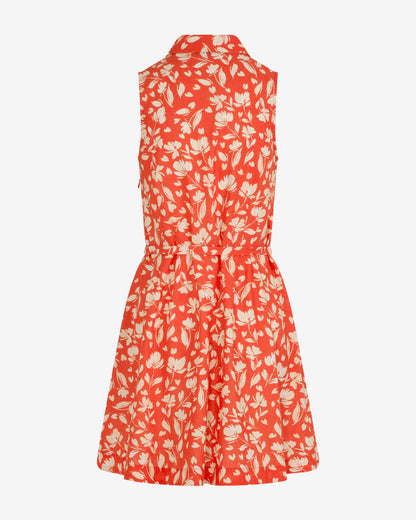 Cyrus Mini Dress in Floral Poppy Red - Draper James