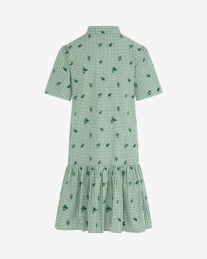 Molly Mini Dress in Green Gingham Green Multi - Draper James