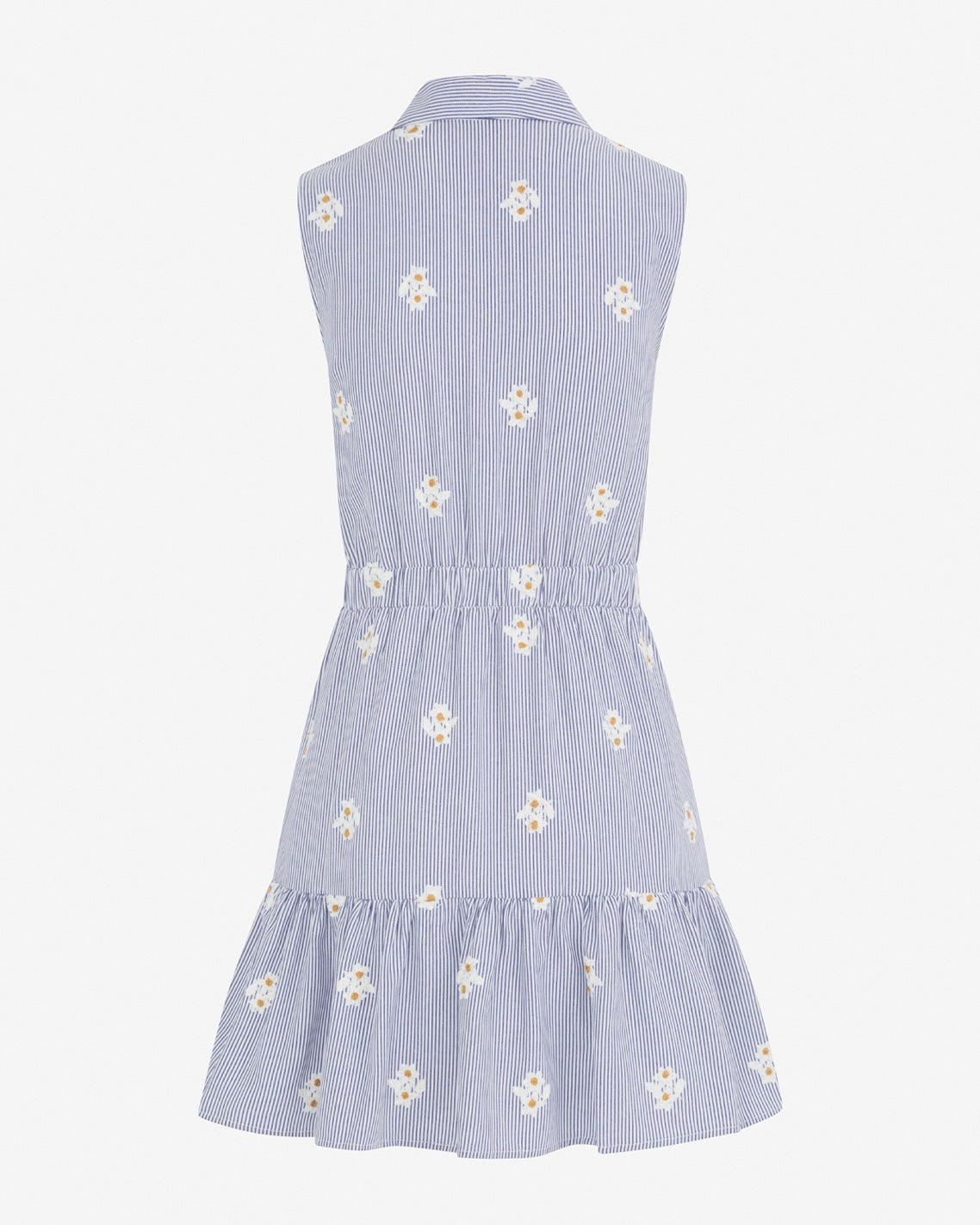 Laken Tie Waist Stripe Dress Blue/White - Draper James