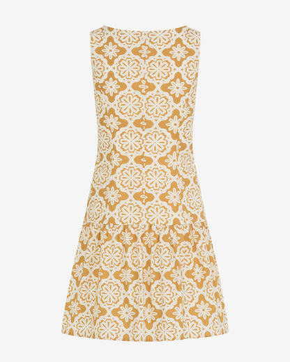 Josie Button Down Dress Gold - Draper James