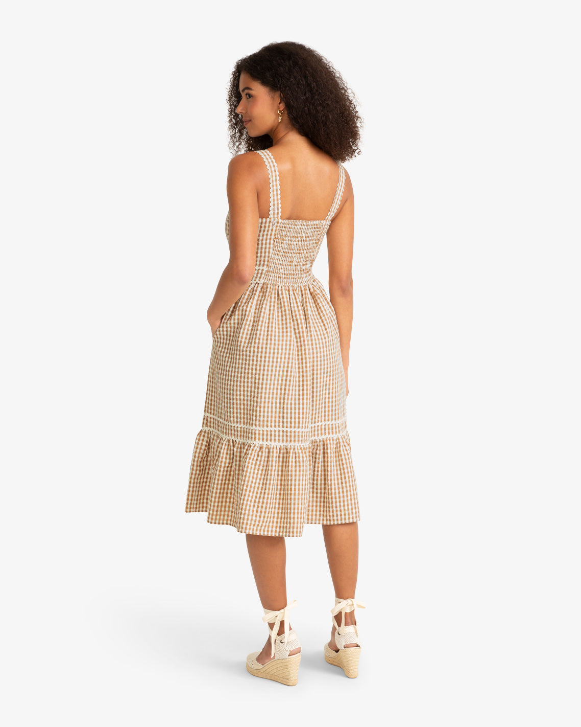 Dani Midi Dress Tan - Draper James