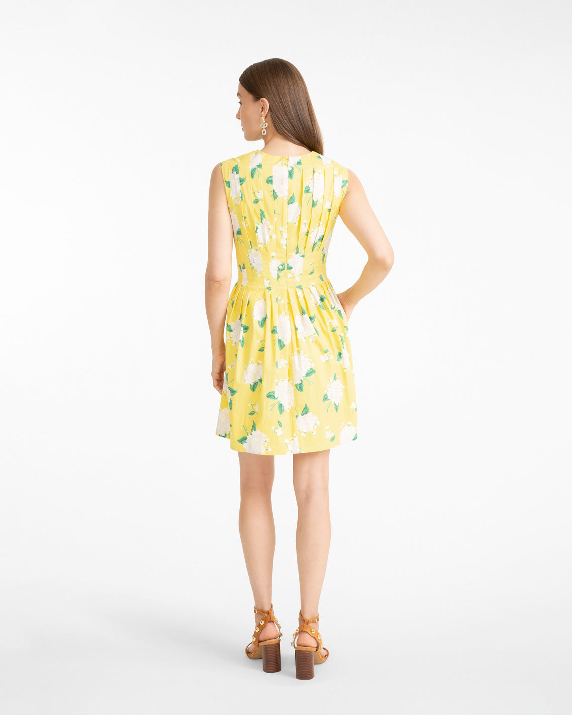 Lenny Mini Dress in Floral Yellow - Draper James