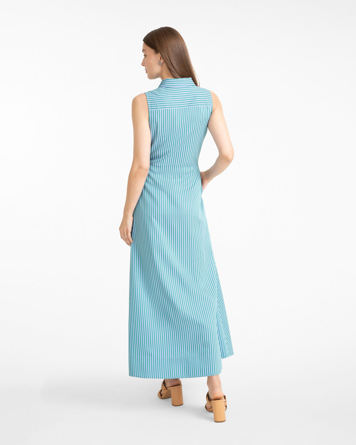 Evangeline Dress in Seersucker Stripe Multistripe - Draper James