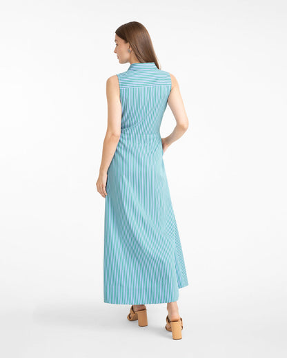 Evangeline Dress in Seersucker Stripe Multistripe - Draper James