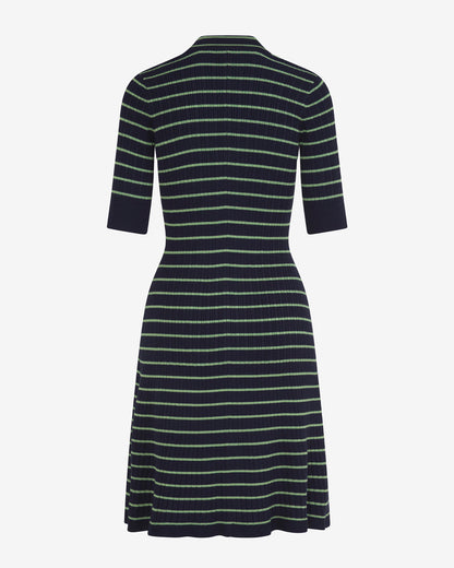 Judy Striped Knit Dress Blue Multi - Draper James