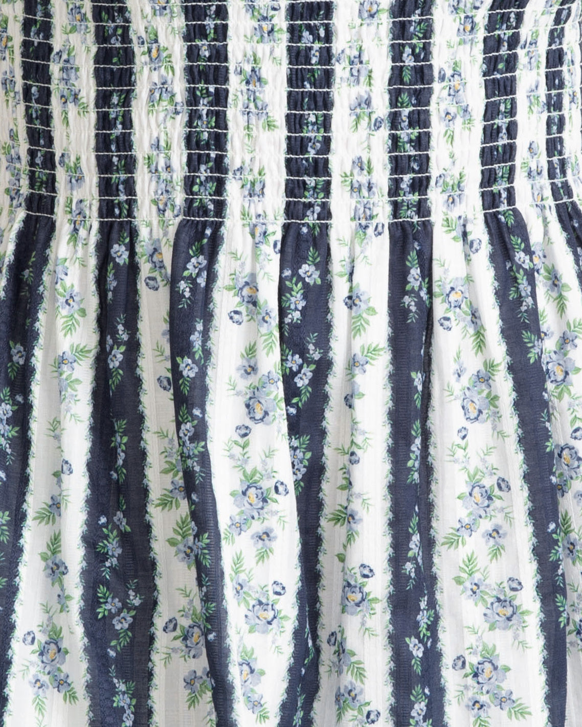 Wren Dress in Floral Stripe Multistripe - Draper James