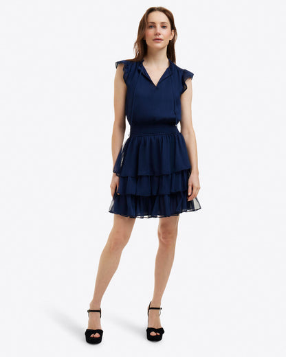 Alana Mini Dress | Women's Mini Dresses by Draper James Nassau Navy - Draper James