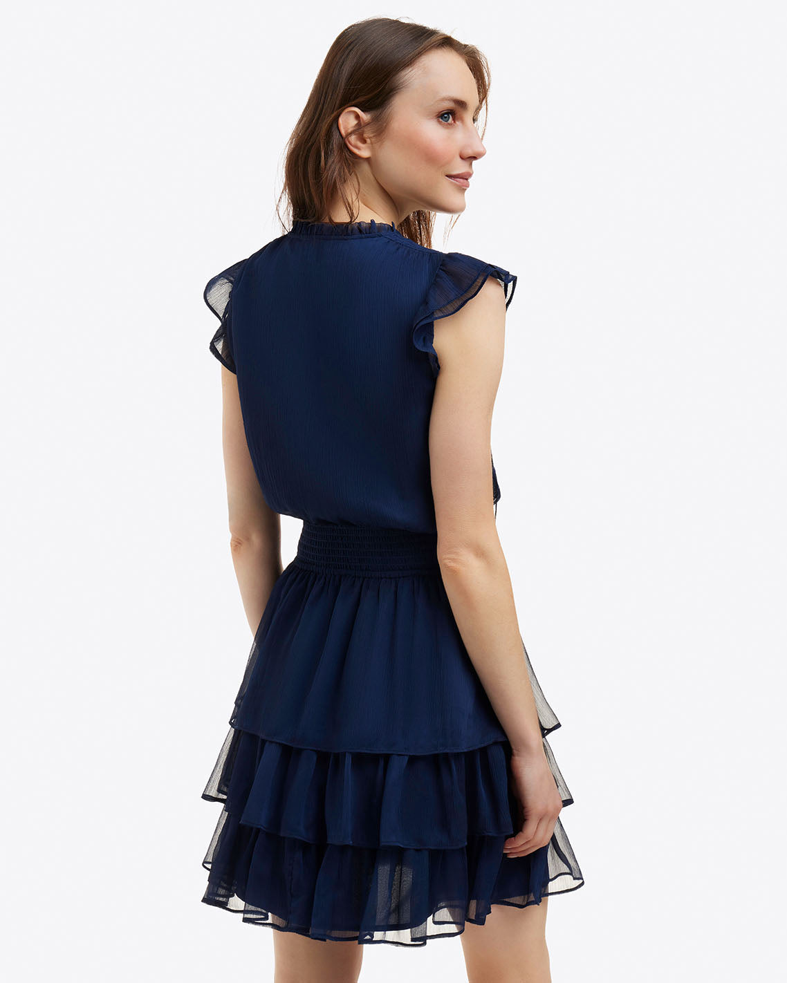 Alana Mini Dress | Women's Mini Dresses by Draper James Nassau Navy - Draper James