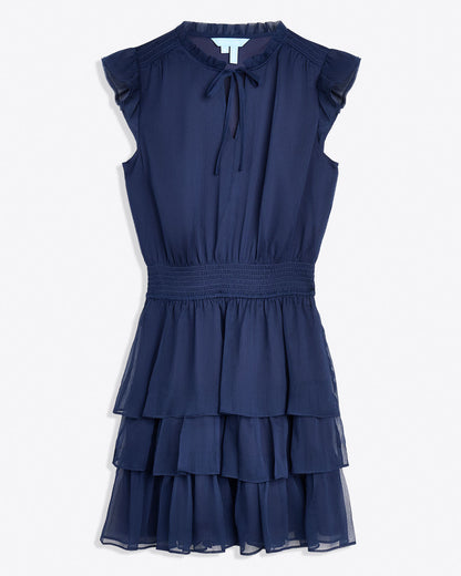 Alana Mini Dress | Women's Mini Dresses by Draper James Nassau Navy - Draper James
