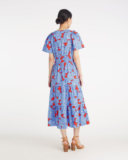 Hollie Midi Dress in Floating Floral Floating Floral - Draper James