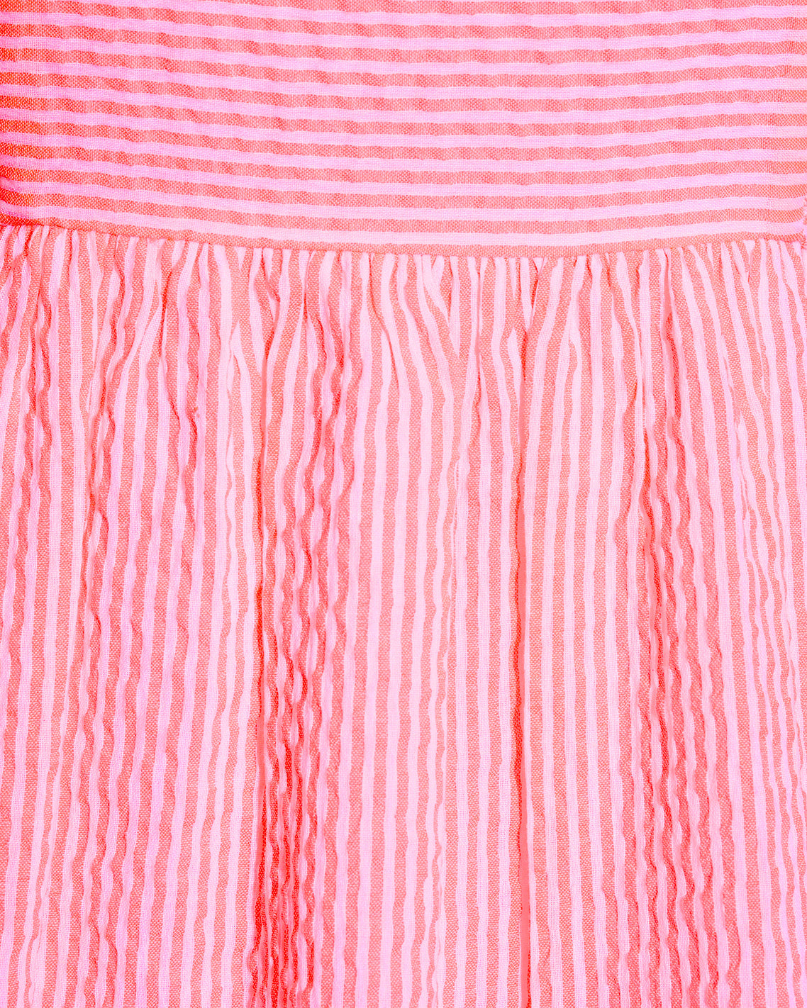 Carrie Midi Dress in Pink Seersucker Pink Seersucker Stripe - Draper James