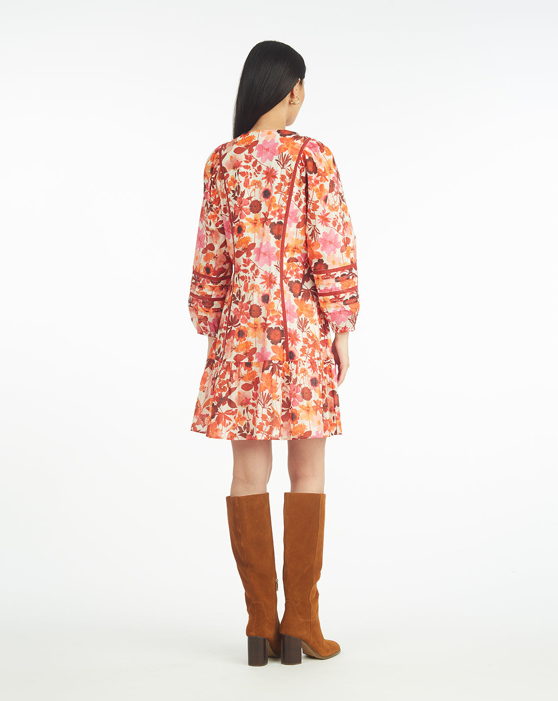 Gwen Long-Sleeve Dress in Botanical Garden Botanical Garden - Draper James
