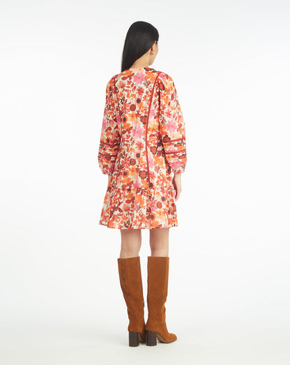 Gwen Long-Sleeve Dress in Botanical Garden Botanical Garden - Draper James