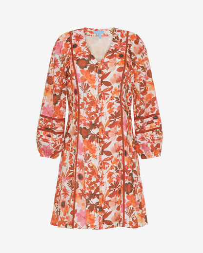 Gwen Long-Sleeve Dress in Botanical Garden Botanical Garden - Draper James