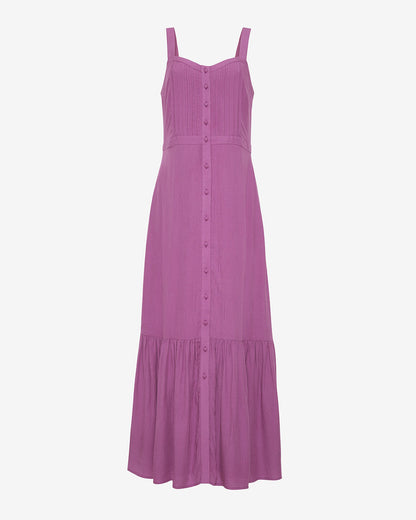 Brynn Sleeveless Midi Dress in Amethyst Purple - Draper James