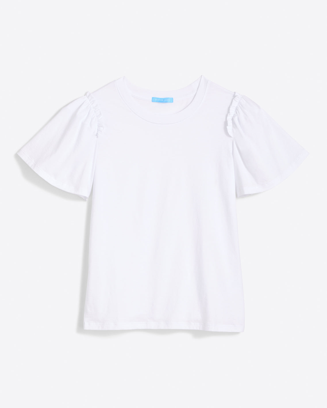 Short Sleeve Easy Knit Top in White Magnolia White - Draper James