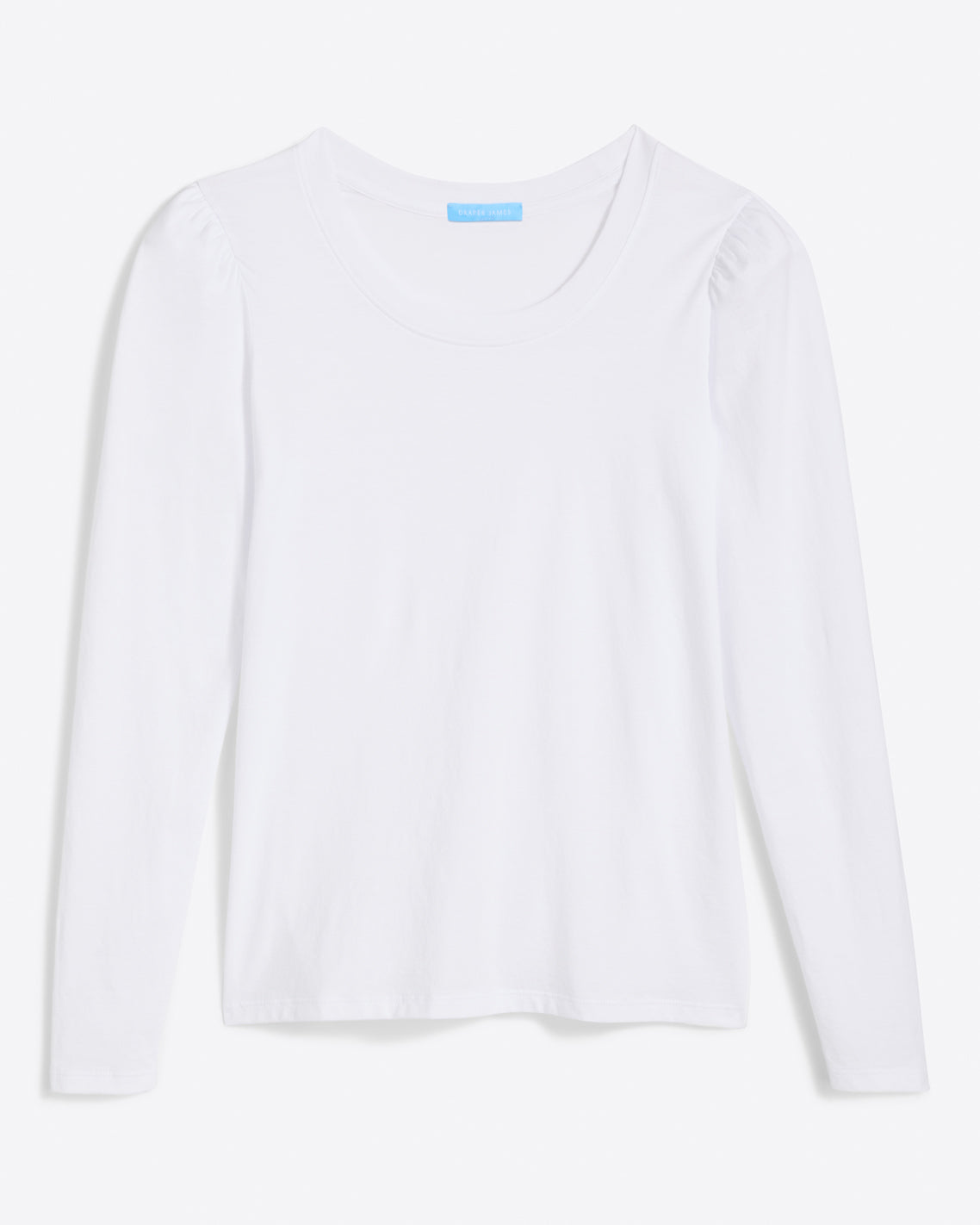 Long-Sleeve Easy Knit Top in White Magnolia White - Draper James