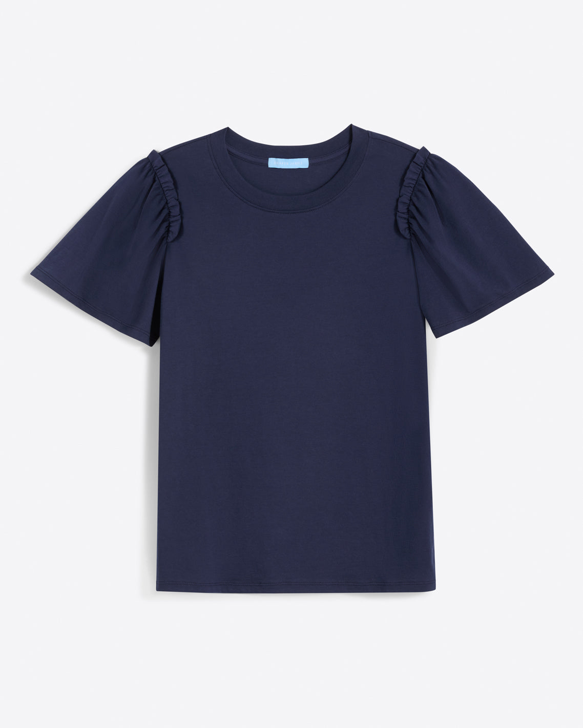 Short Sleeve Easy Knit Top in Navy Nassau Navy - Draper James
