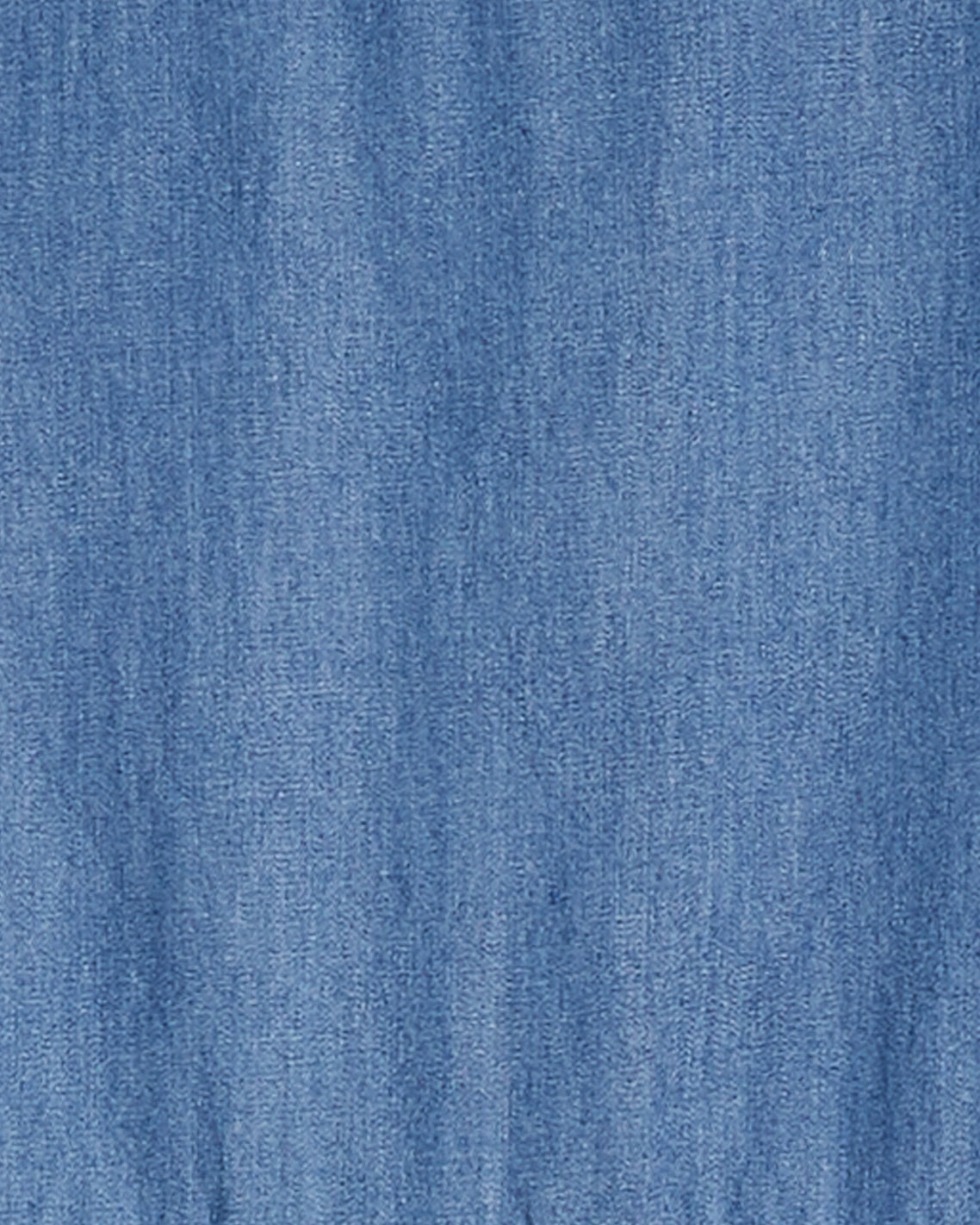 Heidi V-Neck Top in Chambray Medium Wash - Draper James