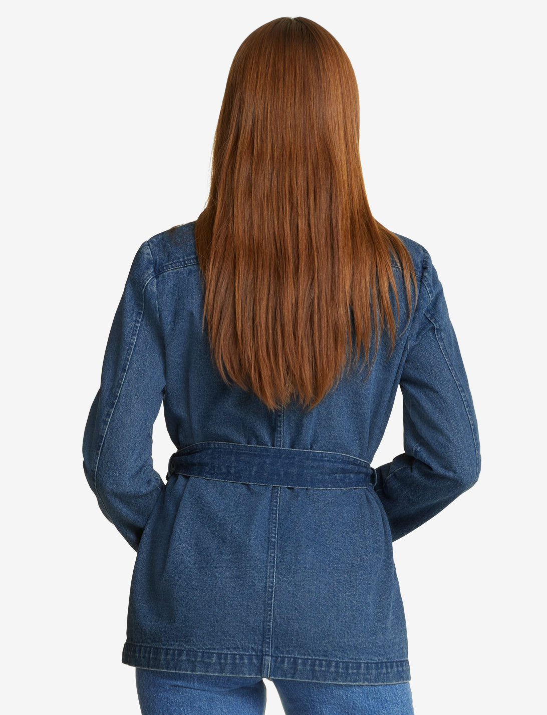 Field Jacket in Dark Wash Denim Dark Wash - Draper James