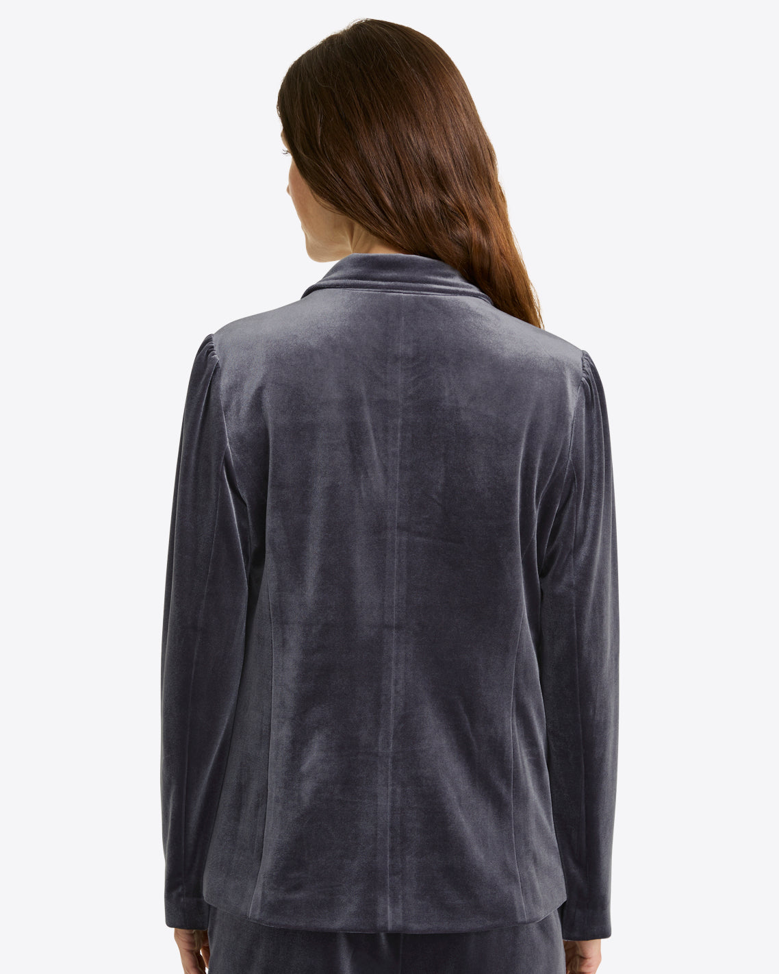 Velvet Blazer | Women's Evening Blazers by Draper James Dark Grey - Draper James