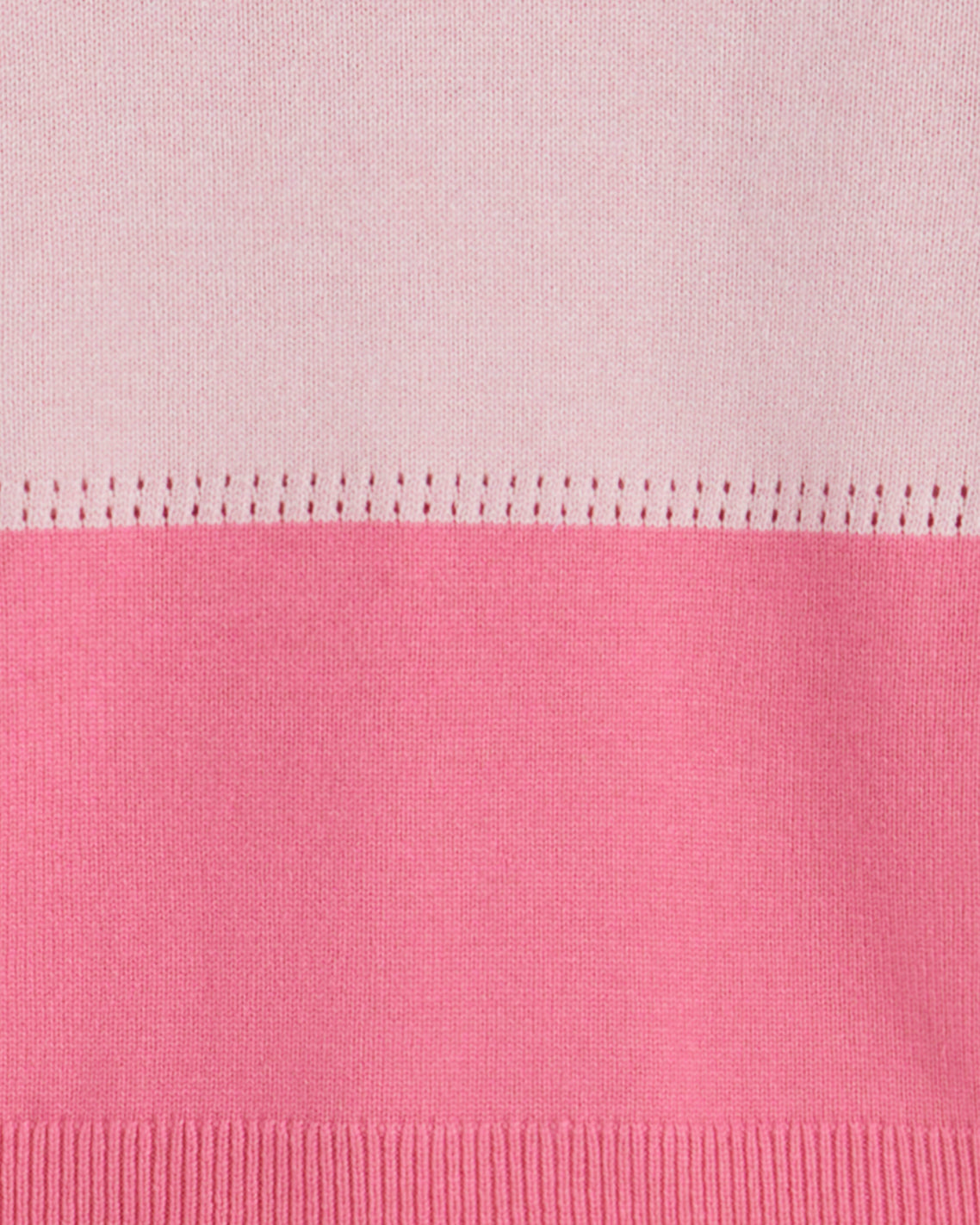 Colorblock Crewneck Sweater – Original Pink - Draper James