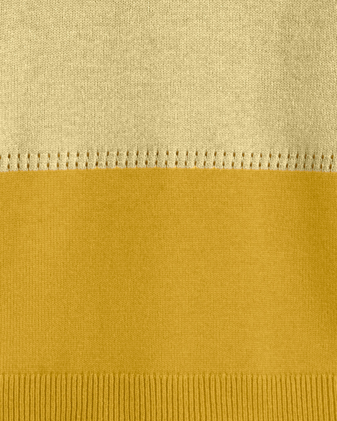 Colorblock Crewneck Sweater – Alternate Colorway Yellow - Draper James