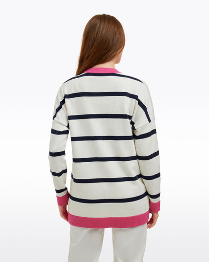 Cassadee Cardigan Magnolia White - Draper James